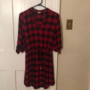 Buffalo check Flannel dress